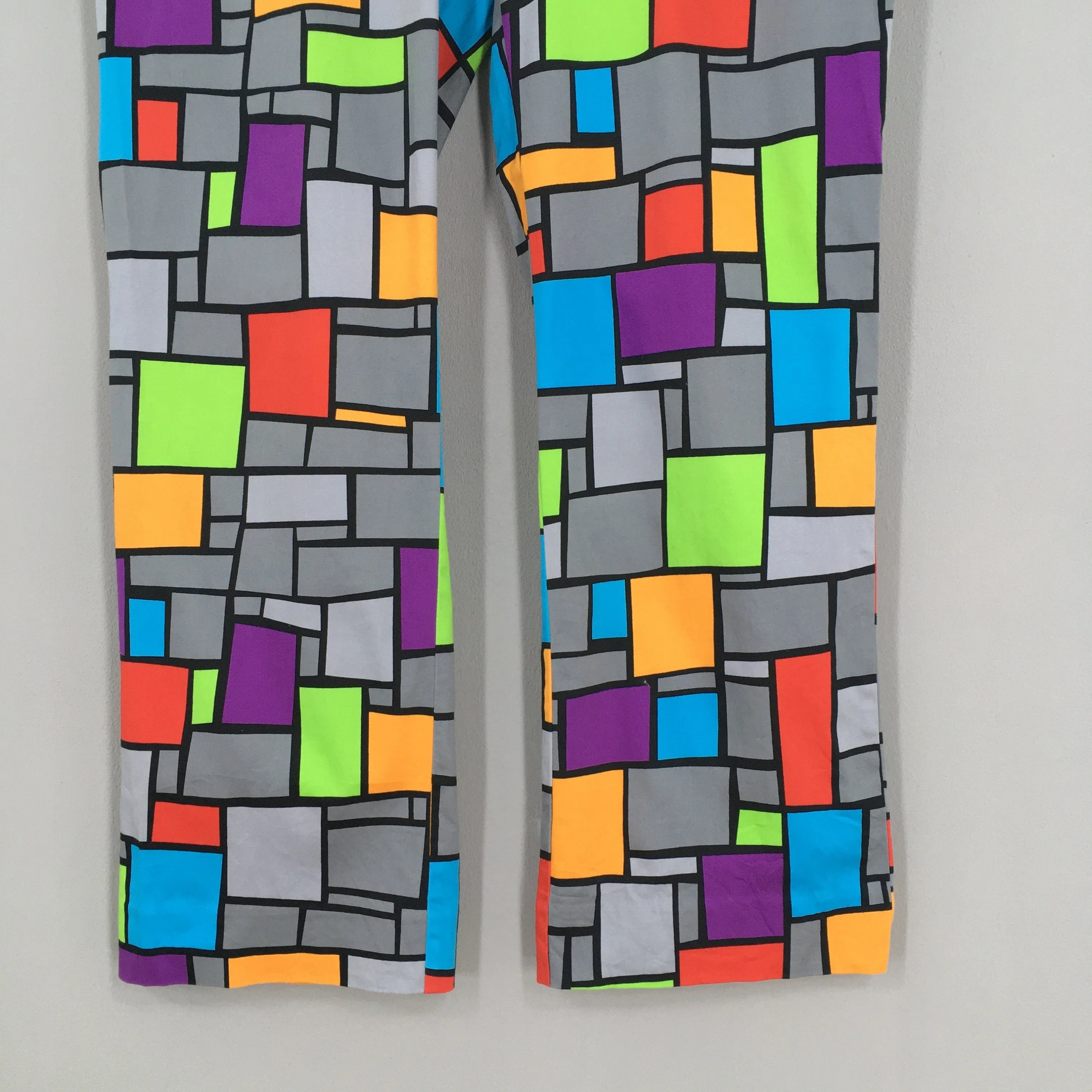 Loudmouth Golf Multicolor Checkered Pants Size 39x28