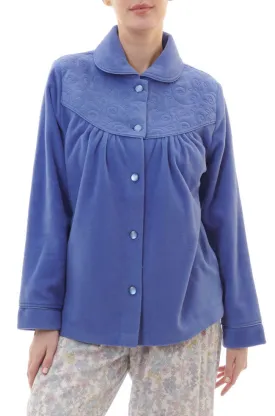 Louise Bed Jacket (Iris)  Available in size XS only