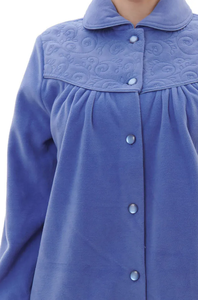 Louise Bed Jacket (Iris)  Available in size XS only