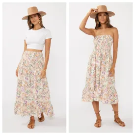 Maui Dreams Convertible Floral Skirt
