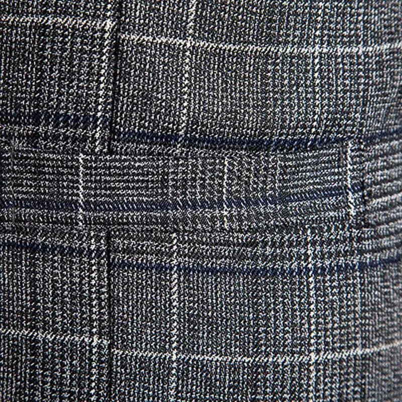 Men's Double Breasted Slim Fit Vintage Suit Vest (Shirt And Tie Excluded) 93941750M