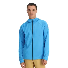 Mens Gridweb Hoodie - Aether Blue