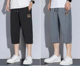 Men's Jogger Cotton Blank 3/4 Sweatpants TS318