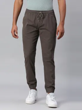 Men's Straight Fit Cotton Joggers (Darkgrey)