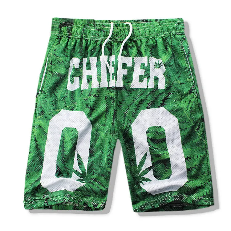 Men's Sweatpants Quick-Drying Men's Floral Pants