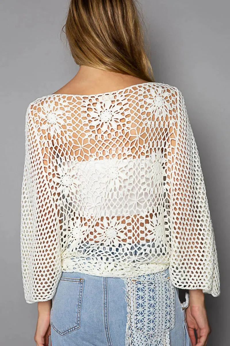 Pol Clothing Inc. Peace and Love Top – Effortless, Oversized Chic