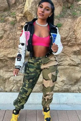 PZ271 Camouflage Ankle Pants