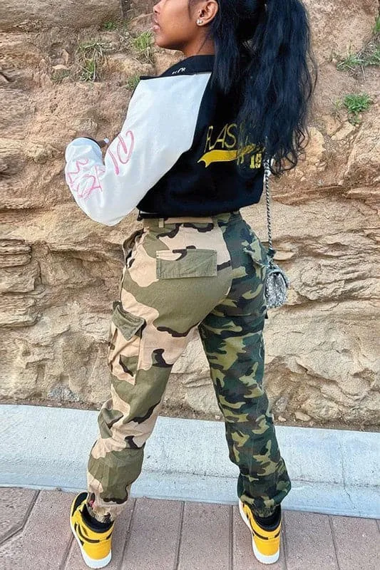 PZ271 Camouflage Ankle Pants