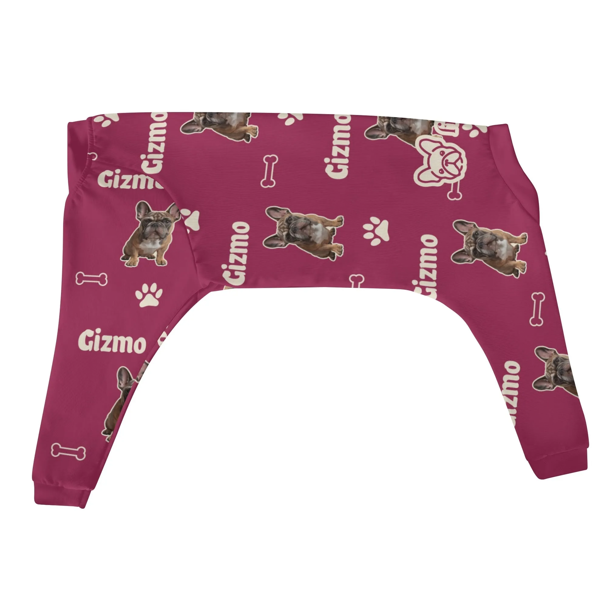 Rosie - Personalized French Bulldog Pajamas with Your Frenchie’s Name & Picture – Ultra-Soft, Cozy, and Adorably Unique