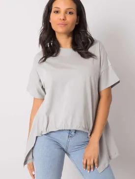 Rue Paris WMN Ext Bottom Gry T-shirt