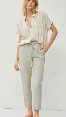Sage tencel pant