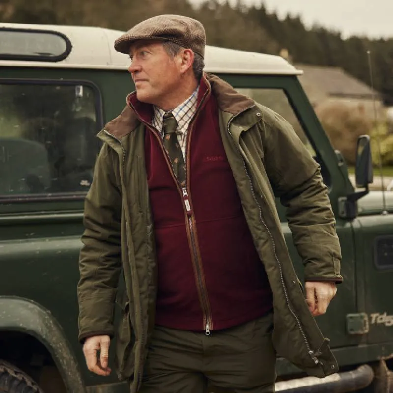 Schoffel Cottesmore Mens Fleece Jacket - Claret