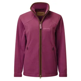 Schoffel Ladies Burley Fleece Jacket - Mulberry