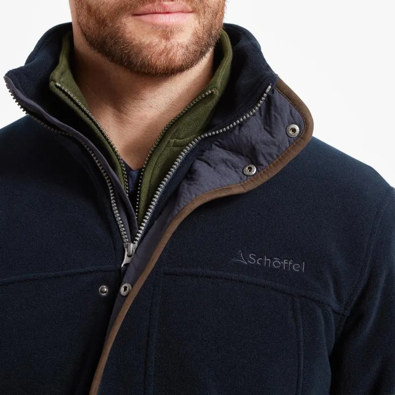 Schoffel Mens Rutland Fleece Jacket - Navy