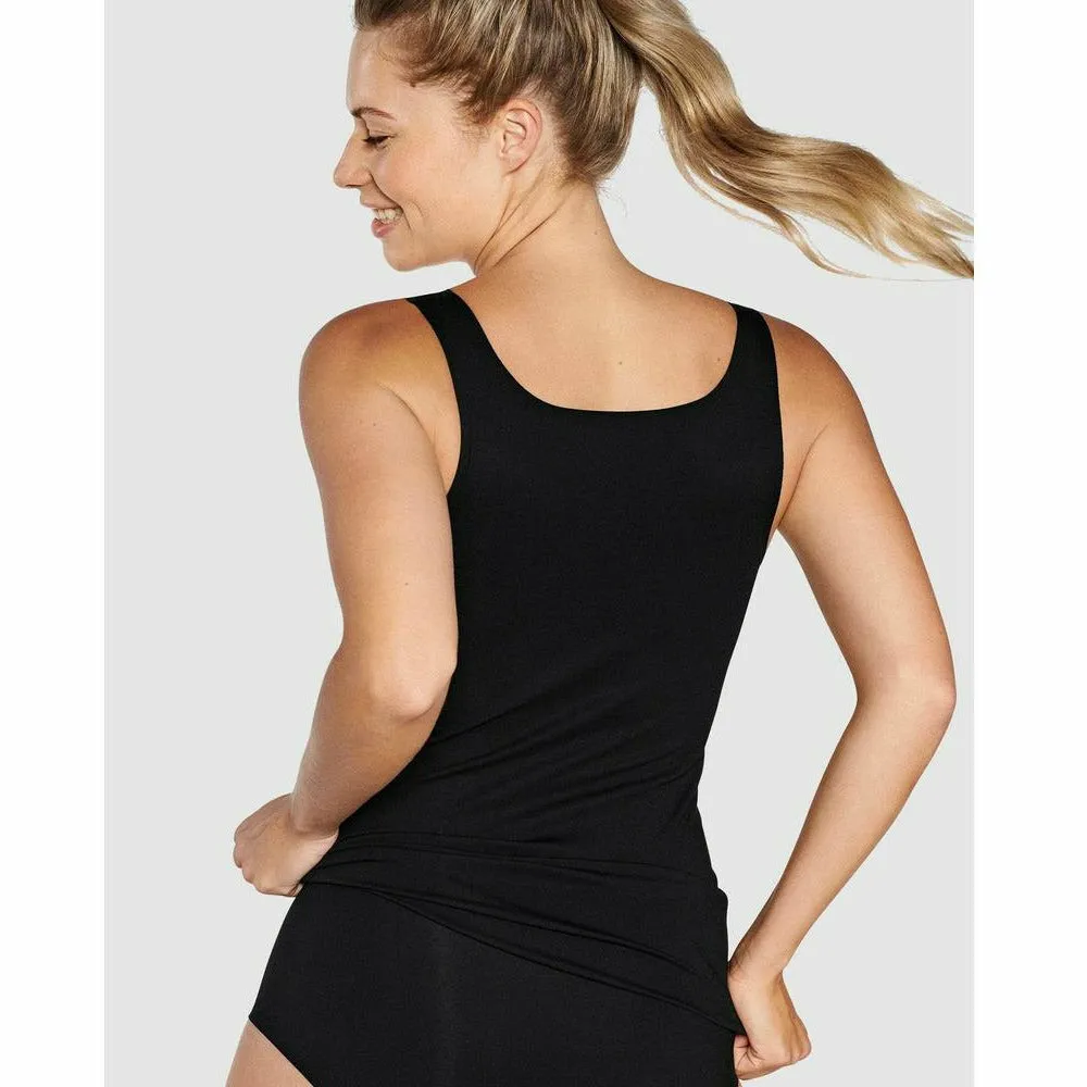 Seamless Wide Strap Modal and Cotton Vest