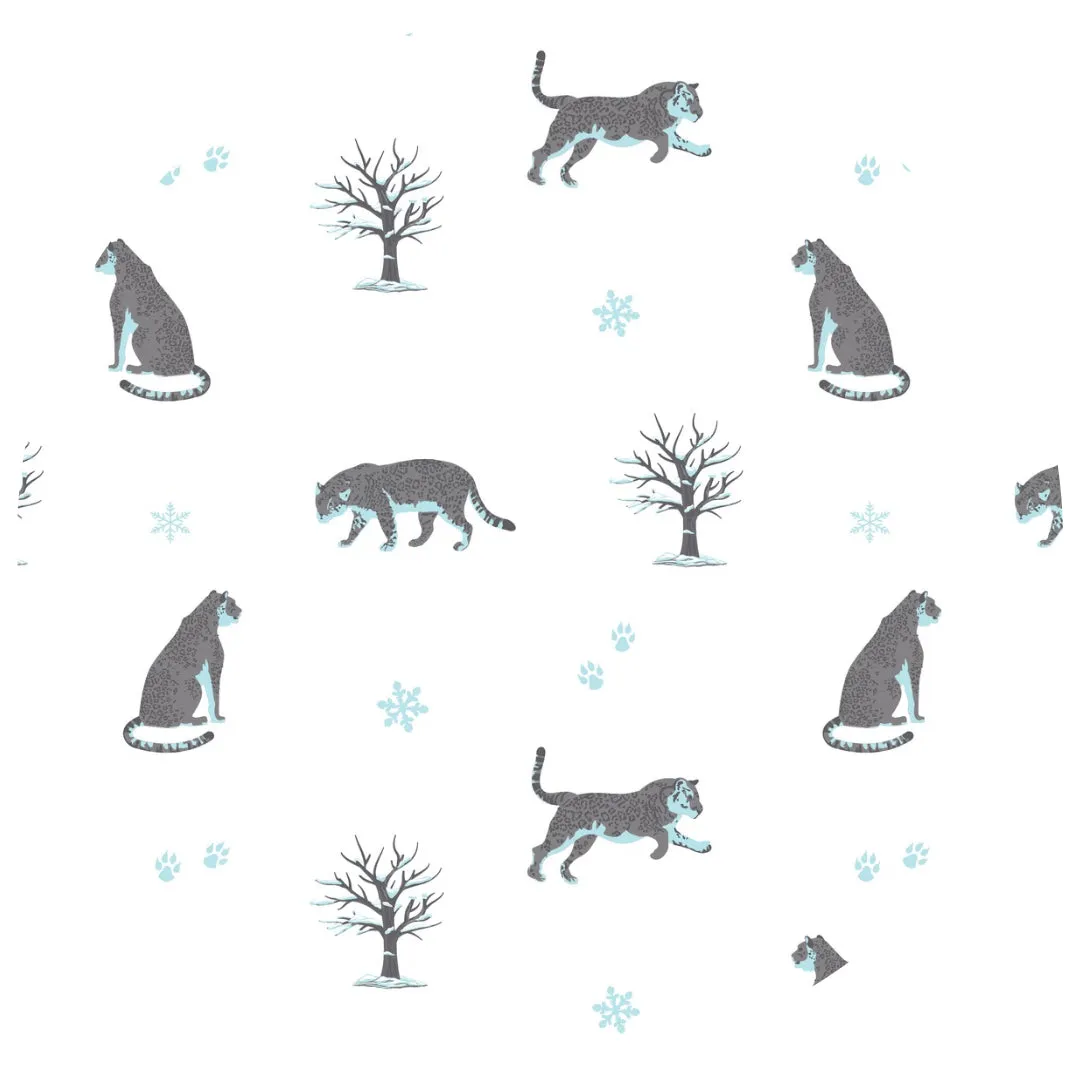 Snow Leopard | Long Sleeve Pajamas