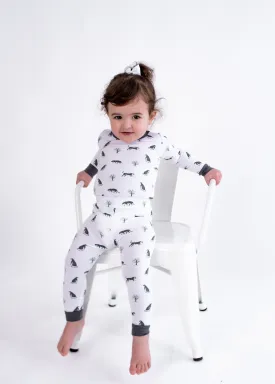Snow Leopard | Long Sleeve Pajamas
