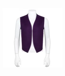 Story Aladdin's Lamp Cotton Purple Men Vest