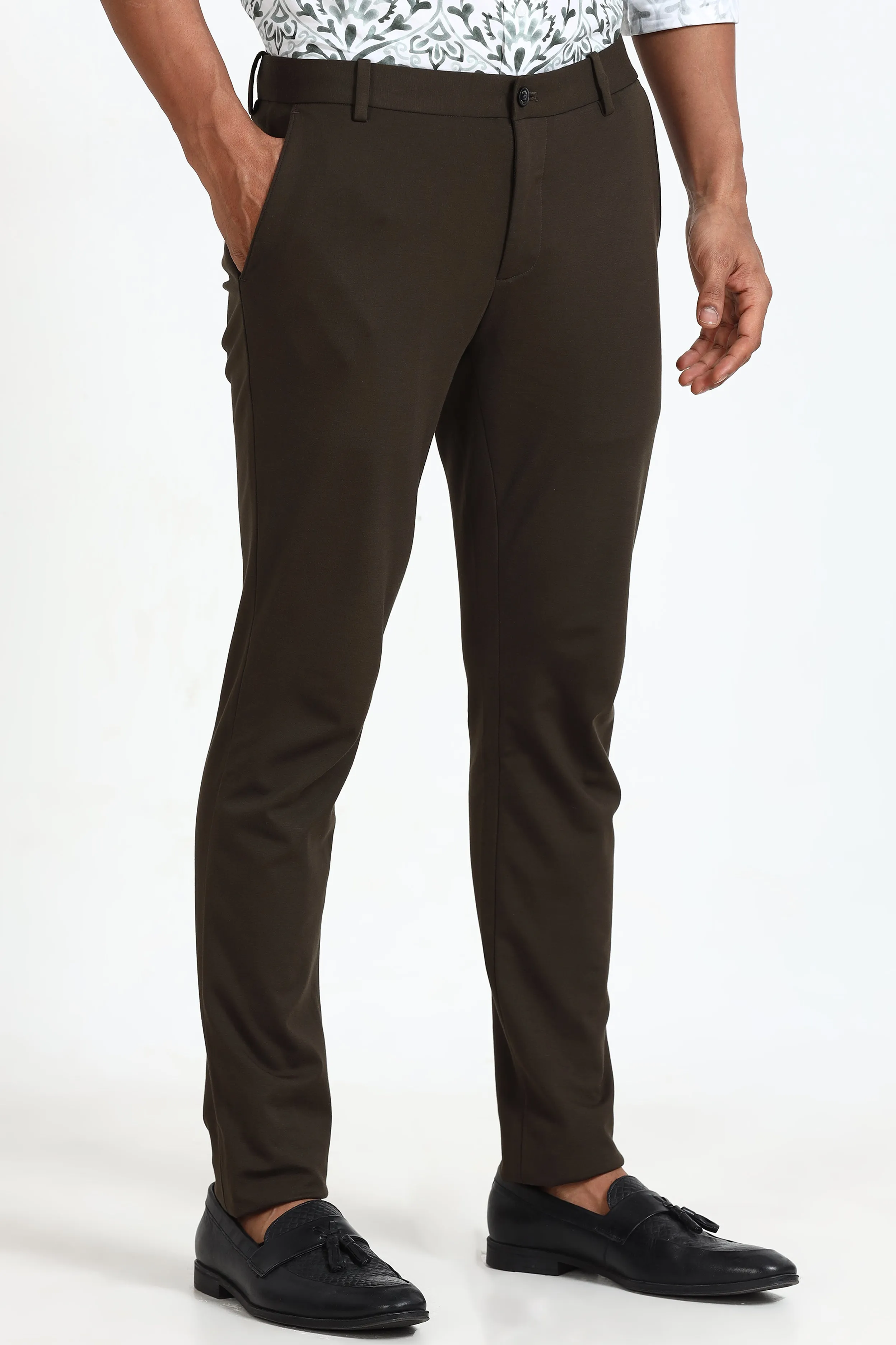 Swift Olive Formal Trouser
