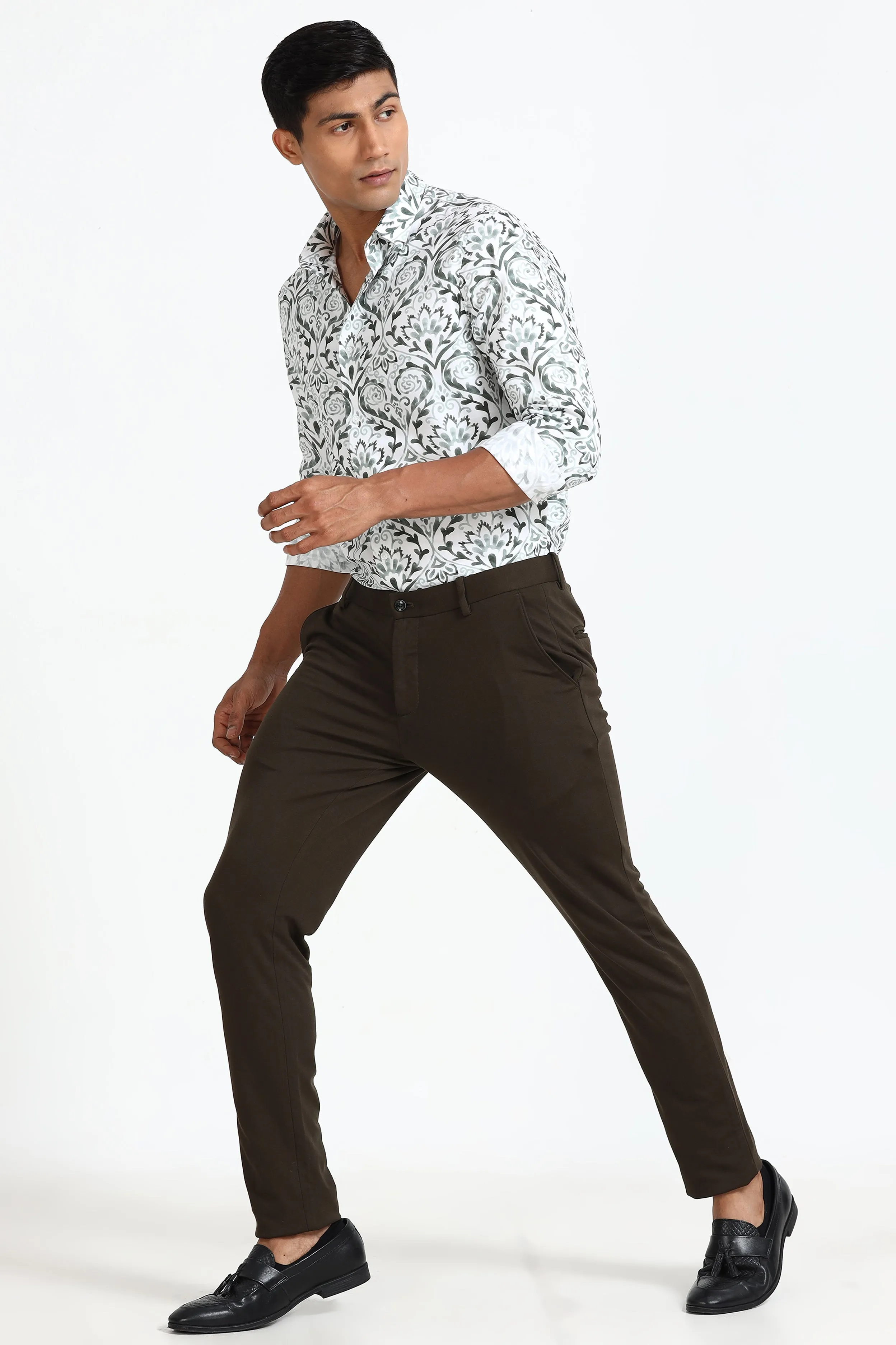 Swift Olive Formal Trouser