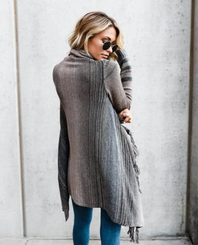 Tassel Wrap Cardigan
