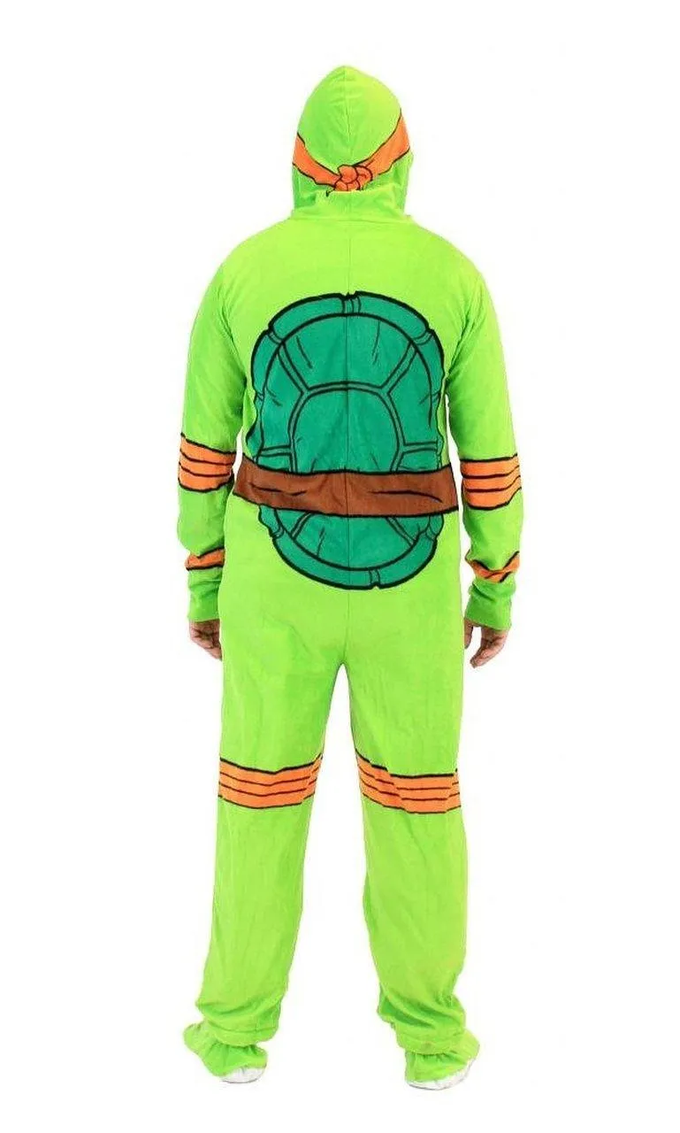 TMNT Michelangelo Green Union Suit