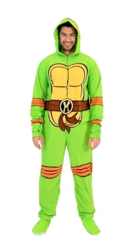 TMNT Michelangelo Green Union Suit