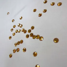 Topaz Yellow Swarovski Elements Stones 7MM