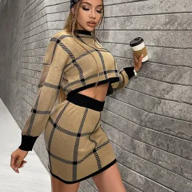 Try To Stay Skirt Set