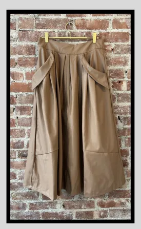 Vegan Leather Skirt