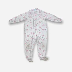 Vintage Carter's One Piece Bow Pajamas XL