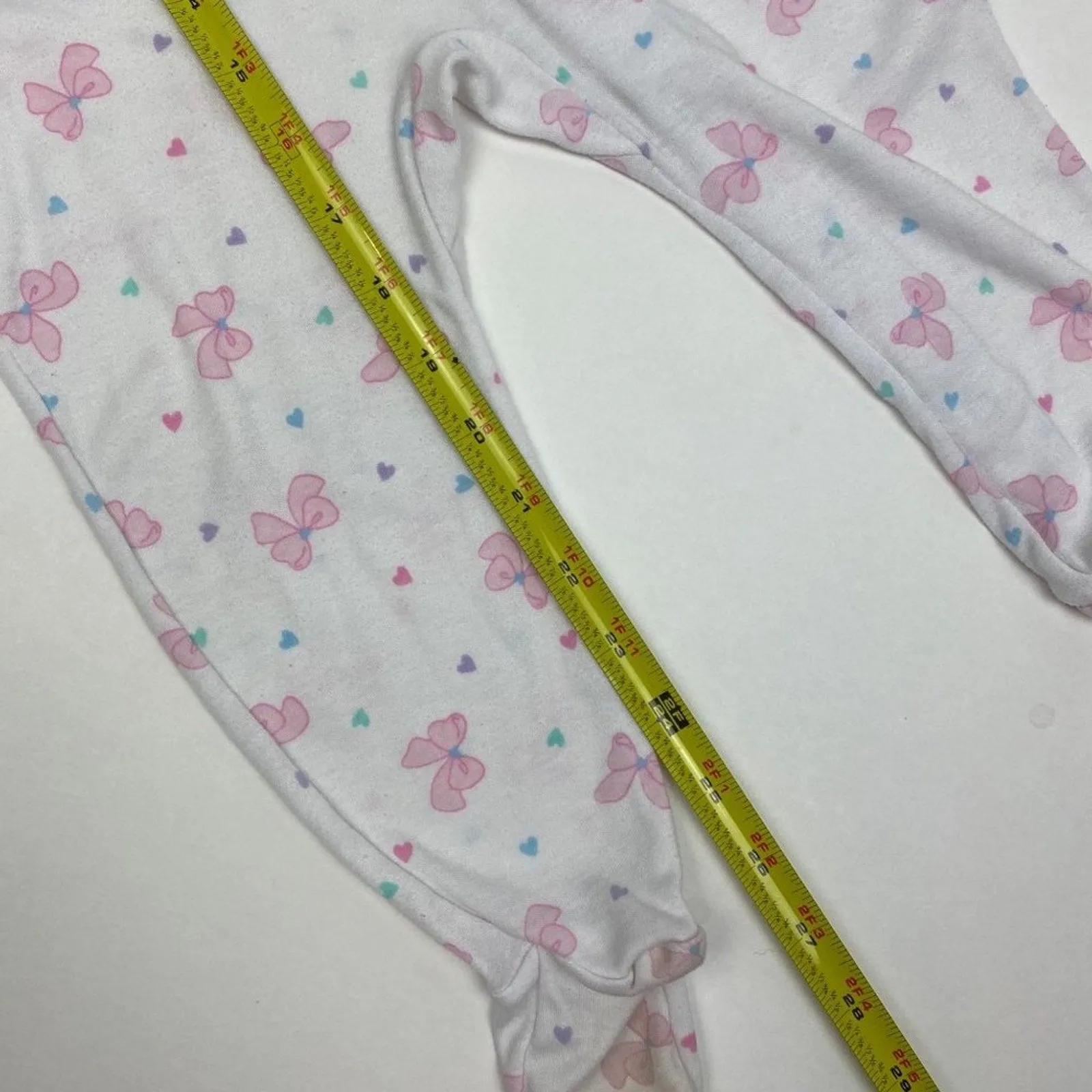Vintage Carter's One Piece Bow Pajamas XL