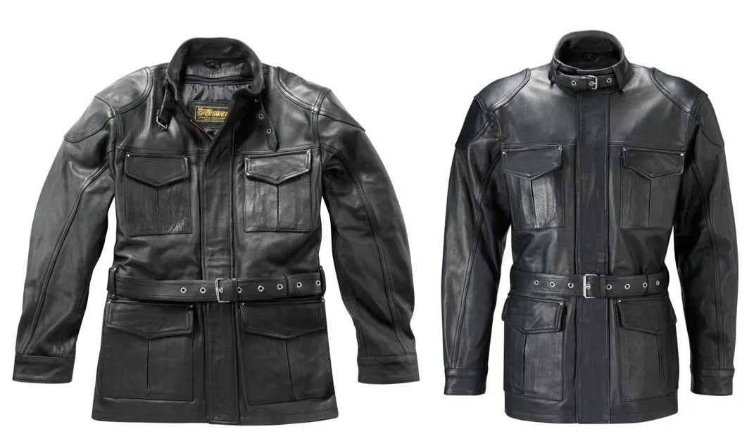 VINTAGE SPEEDWEAR BLACK LABEL LEATHER JACKET
