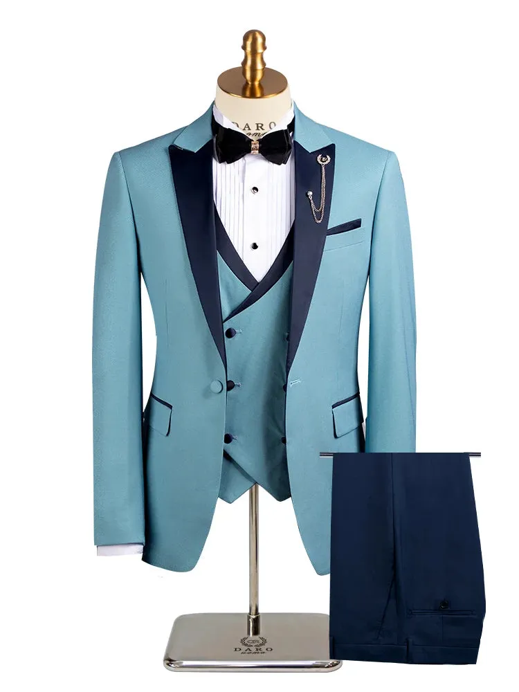 Wave Point Three Pieces Bespoke Suits
