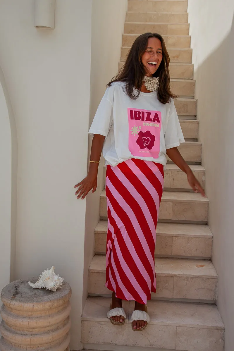 Ziggy Stripe Skirt